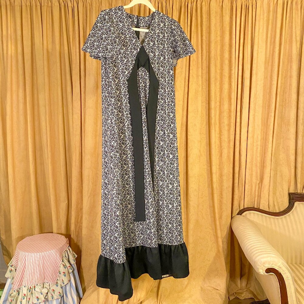 Handmade vintage 1960’s floral maxi dress